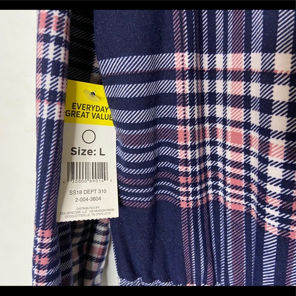 Plaid tie front tunic dress with elastic waist - Picture 5 of 16